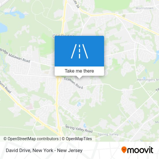 David Drive map