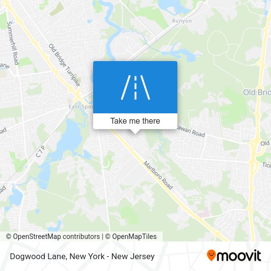 Mapa de Dogwood Lane
