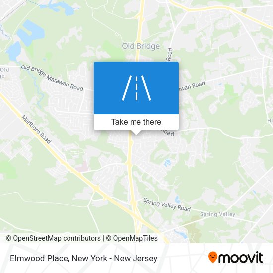 Mapa de Elmwood Place