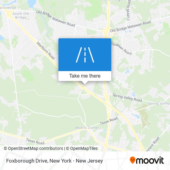 Foxborough Drive map