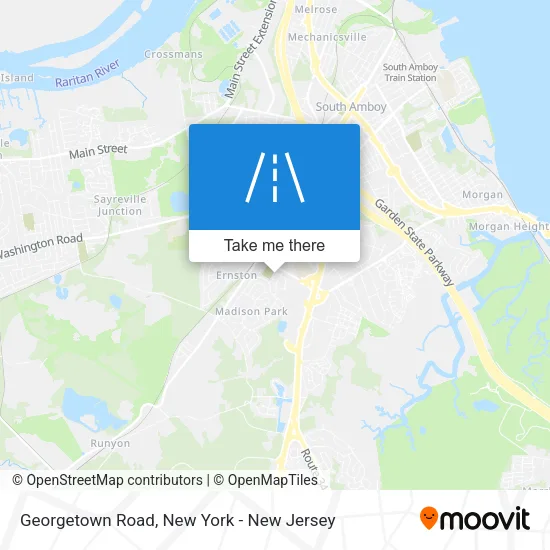 Georgetown Road map