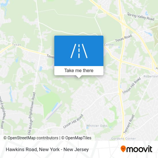 Mapa de Hawkins Road