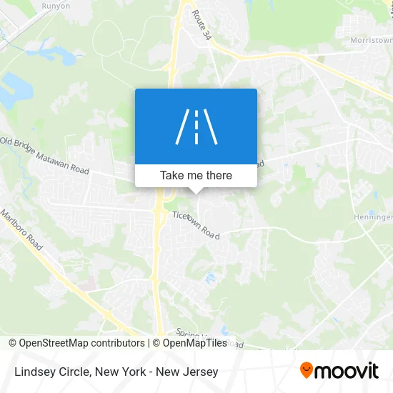 Lindsey Circle map