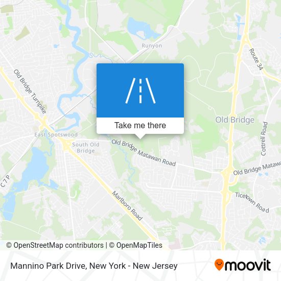 Mannino Park Drive map