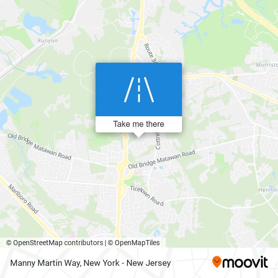 Mapa de Manny Martin Way