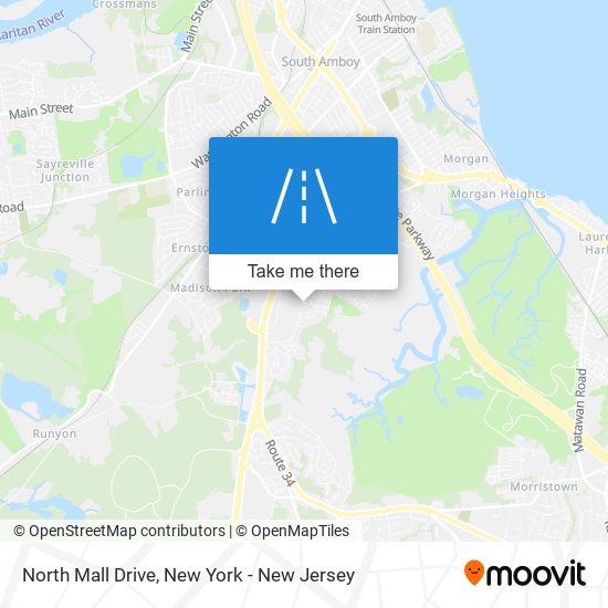 North Mall Drive map