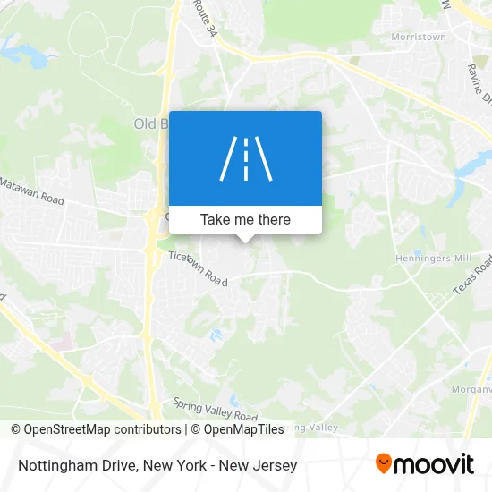 Nottingham Drive map