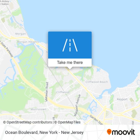 Mapa de Ocean Boulevard