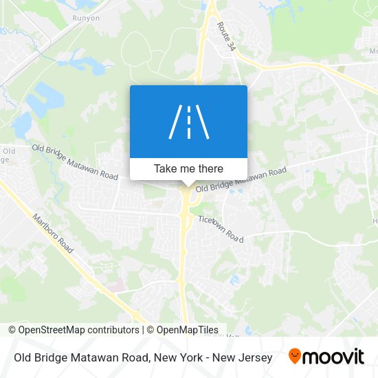 Mapa de Old Bridge Matawan Road