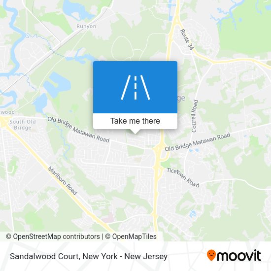 Sandalwood Court map