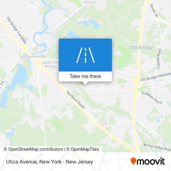 Mapa de Utica Avenue