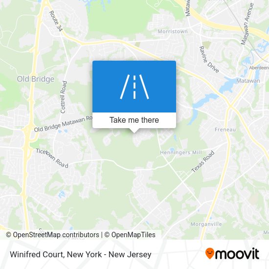 Mapa de Winifred Court