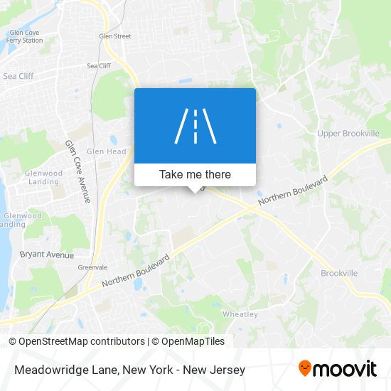 Meadowridge Lane map