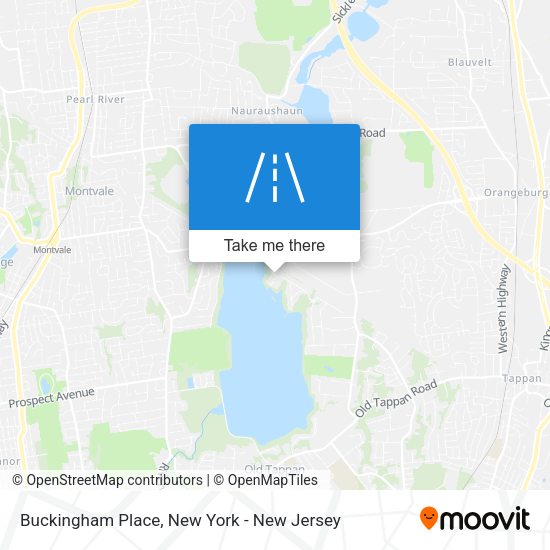 Mapa de Buckingham Place