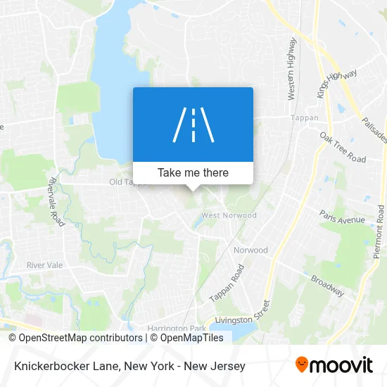 Knickerbocker Lane map