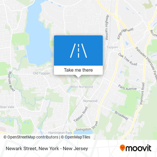Newark Street map