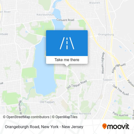 Orangeburgh Road map