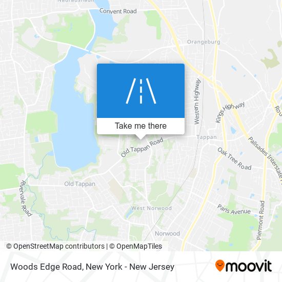 Mapa de Woods Edge Road