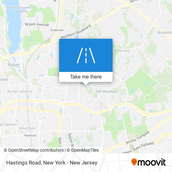 Mapa de Hastings Road