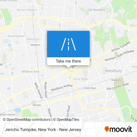 Mapa de Jericho Turnpike