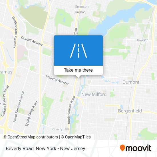 Beverly Road map