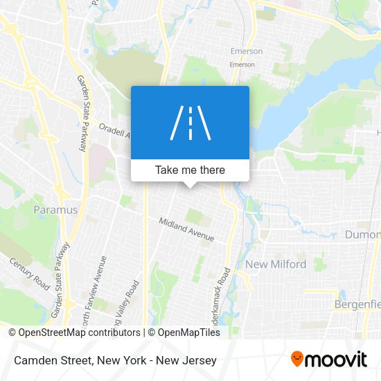 Mapa de Camden Street