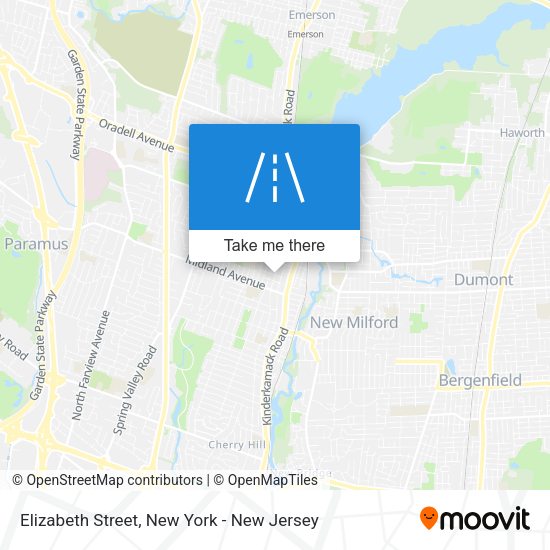 Elizabeth Street map