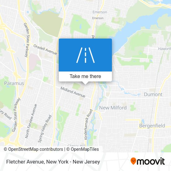 Mapa de Fletcher Avenue