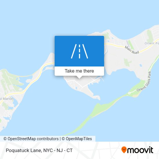 Mapa de Poquatuck Lane