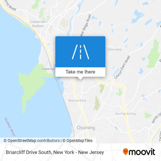 Briarcliff Drive South map