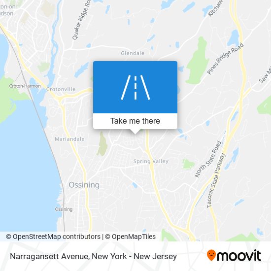 Mapa de Narragansett Avenue