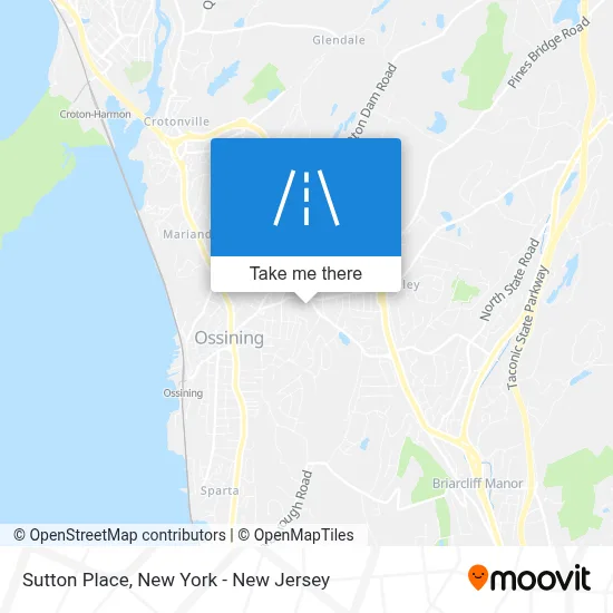 Sutton Place map