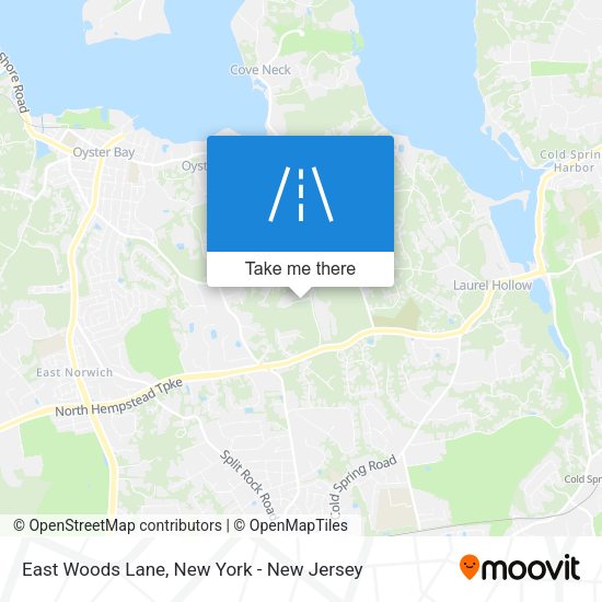 Mapa de East Woods Lane