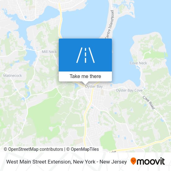 West Main Street Extension map
