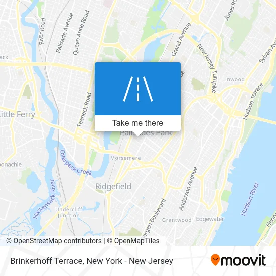 Brinkerhoff Terrace map