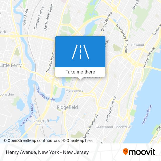 Mapa de Henry Avenue