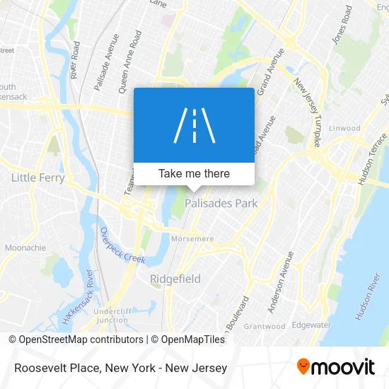 Roosevelt Place map
