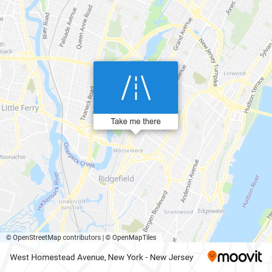 Mapa de West Homestead Avenue