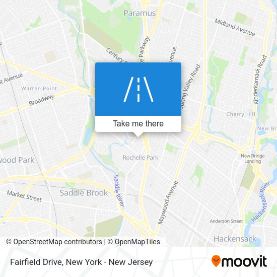 Mapa de Fairfield Drive
