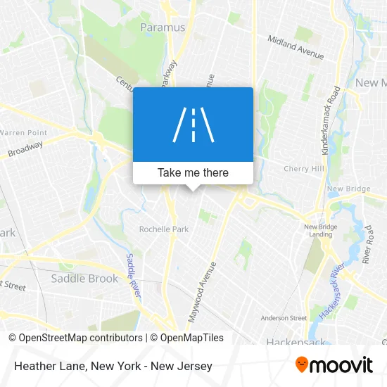 Heather Lane map