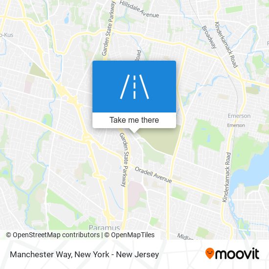 Mapa de Manchester Way