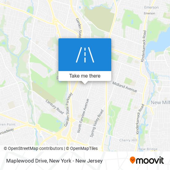 Maplewood Drive map