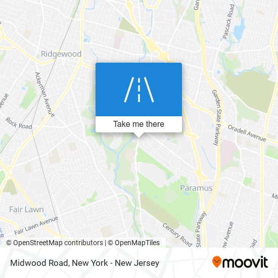 Midwood Road map