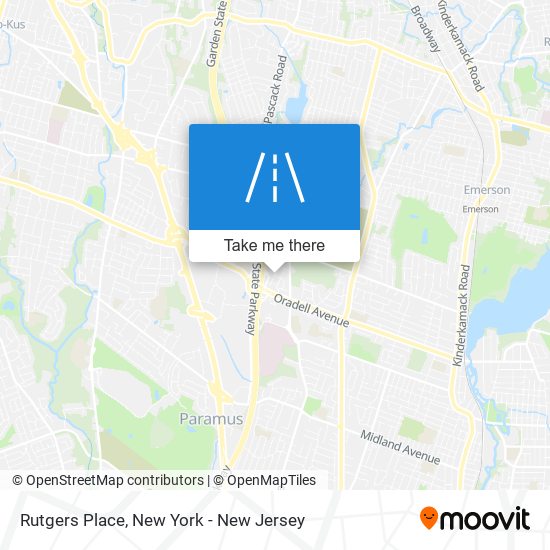 Rutgers Place map