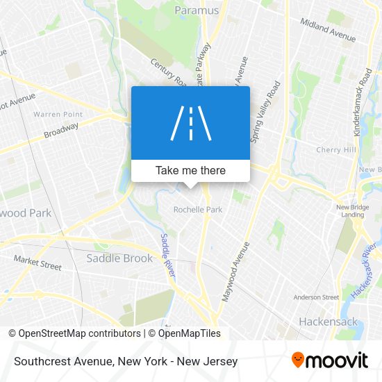 Mapa de Southcrest Avenue