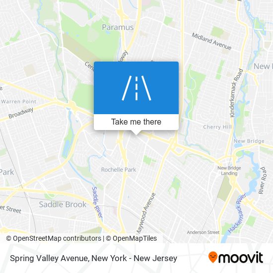 Mapa de Spring Valley Avenue