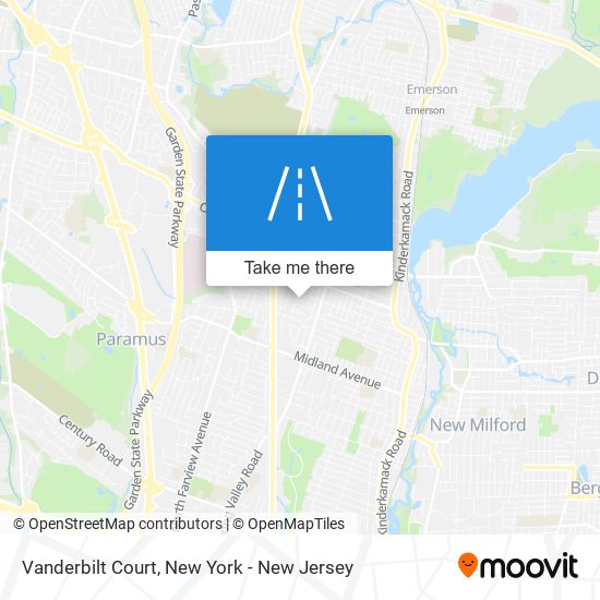 Mapa de Vanderbilt Court