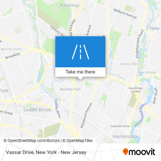 Vassar Drive map