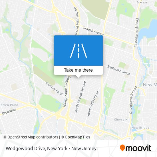 Wedgewood Drive map