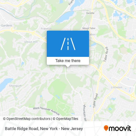 Mapa de Battle Ridge Road